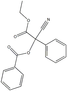 α-(Benzoyloxy)-α-cyanobenzeneacetic acid ethyl ester