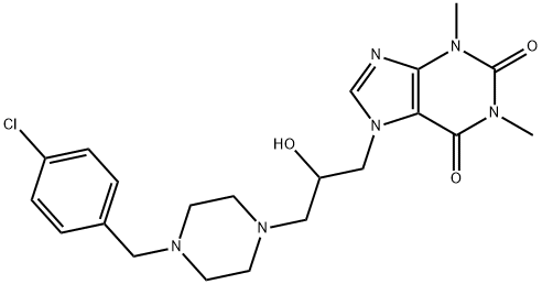 7-[3-[4-(4-Chlorophenylmethyl)-1-piperazinyl]-2-hydroxypropyl]-1,3-dimethyl-7H-purine-2,6(1H,3H)-dione