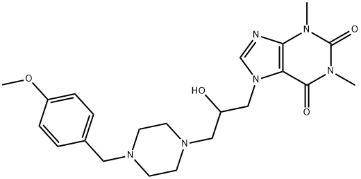 1-Piperazineethanol, alpha-(1,3-dimethyl-7-xanthinylmethyl)-4-(p-metho xybenzyl)-