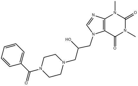 7-[3-(4-Benzoyl-1-piperazinyl)-2-hydroxypropyl]-1,3-dimethyl-7H-purine-2,6(1H,3H)-dione