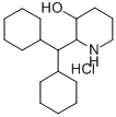 3-Piperidinol, 2-(dicyclohexylmethyl)-, hydrochloride