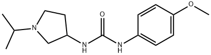 1-(1-Isopropyl-3-pyrrolidinyl)-3-(p-methoxyphenyl)urea