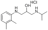 2-Propanol, 1-(isopropylamino)-3-(2,3-xylidino)-, monohydrochloride