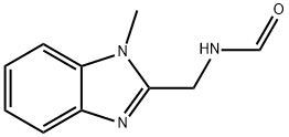 Formamide, N-[(1-methyl-2-benzimidazolyl)methyl]- (8CI)