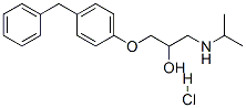 1-(4-benzylphenoxy)-3-(propan-2-ylamino)propan-2-ol hydrochloride
