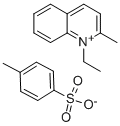 1-ethyl-2-methylquinolinium toluene-p-sulphonate