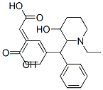 2-benzhydryl-1-ethyl-piperidin-3-ol, but-2-enedioic acid