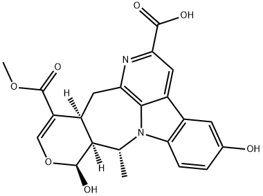 (8R)-8aα,9,12aα,13-Tetrahydro-5,9β-dihydroxy-8α-methyl-8H-10-oxa-1,7b-diazabenzo[5,6]cyclohepta[1,2,3-jk]fluorene-2,12-dicarboxylic acid 12-methyl ester