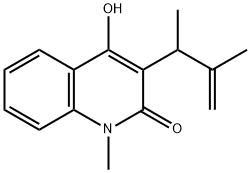3-(1,2-Dimethyl-2-propenyl)-4-hydroxy-1-methylquinolin-2(1H)-one