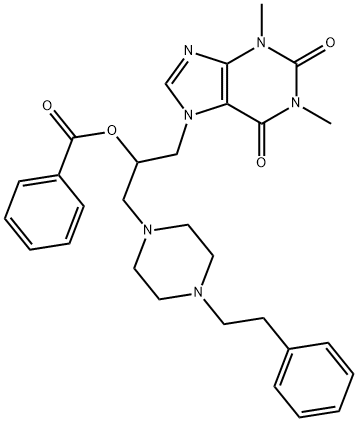 7-[2-(Benzoyloxy)-3-[4-(2-phenylethyl)-1-piperazinyl]propyl]-1,3-dimethyl-7H-purine-2,6(1H,3H)-dione