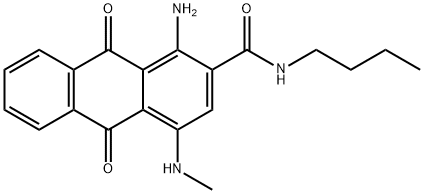 1-amino-N-butyl-9,10-dihydro-4-(methylamino)-9,10-dioxoanthracene-2-carboxamide