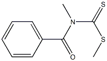 Phenacyldithiocarbamic acid methyl ester