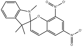 1',3'-Dihydro-1',3',3'-trimethyl-6,8-dinitrospiro[2H-1-benzopyran-2,2'-[2H]indole]