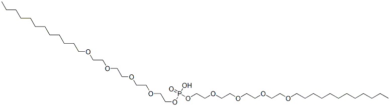 bis[3,6,9,12-tetraoxatetracosyl] hydrogen phosphate