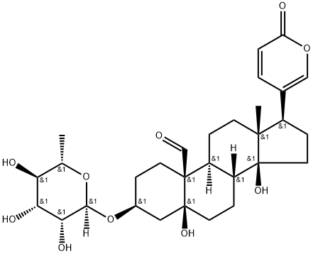 3Β-(Α-L-RHAMNOPYRANOSYLOXY)-5,14-DIHYDROXY-19-OXO-5Β-BUFA-20,22-DIENOLIDE