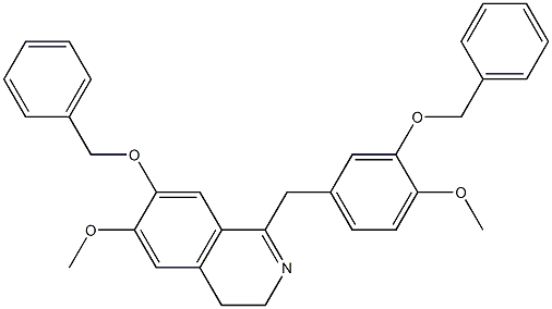 7-(Benzyloxy)-1-[3-(benzyloxy)-4-Methoxybenzyl]-3,4-dihydro-6-Methoxyisoquinoline