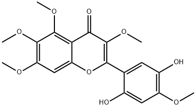 2-(2,5-Dihydroxy-4-methoxyphenyl)-3,5,6,7-tetramethoxy-4H-1-benzopyran-4-one