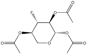3-Deoxy-3-fluoro-β-D-xylopyranose triacetate
