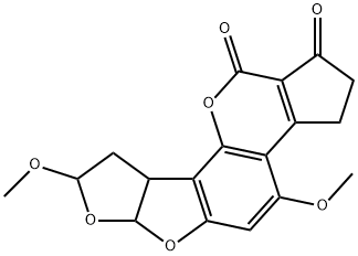 4,8-Dimethoxy-2,3,6a,8,9,9a-hexahydrocyclopenta[c]furo[3',2':4,5]furo[2,3-h][1]benzopyran-1,11-dione