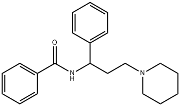 N-[1-phenyl-3-piperidinopropyl]benzamide