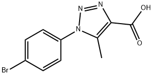 1-(4-溴苯基)-5-甲基-1H-1,2,3-三唑-4-羧酸