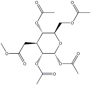 3-Deoxy-3-(hydroxymethyl)-α-D-glucopyranose pentaacetate