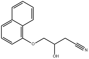 3-hydroxy-4-(1-naphthyloxy)butyronitrile