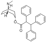 α,β-Diphenylbenzenepropionic acid 8-methyl-8-azabicyclo[3.2.1]octan-3-yl ester