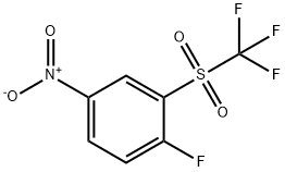 1-fluoro-4-nitro-2-(trifluoromethylsulfonyl)benzene