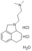 1-(3-Dimethylaminopropyl)-1,2,6,7,8,8a-hexahydrobenz(c,d)indole dihydr ochloride monohydrate