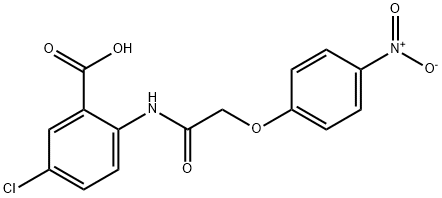 5-chloro-2-[[2-(4-nitrophenoxy)acetyl]amino]benzoic acid