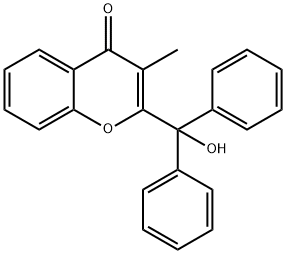 2-(Hydroxydiphenylmethyl)-3-methylchromone