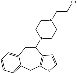 4-(5,10-Dihydro-4H-benzo[5,6]cyclohepta[1,2-b]thiophen-4-yl)-1-piperazineethanol