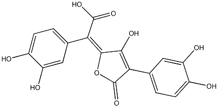 α-[4-(3,4-Dihydroxyphenyl)-3-hydroxy-5-oxofuran-2(5H)-ylidene]-3,4-dihydroxybenzeneacetic acid
