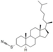 Thiocyanic acid, 5alpha-cholestan-3alpha-yl ester
