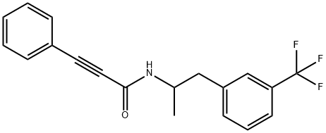 N-[α-Methyl-m-(trifluoromethyl)phenethyl]-3-phenylpropiolamide