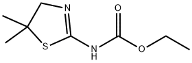 2-Thiazoline-2-carbamic  acid,  5,5-dimethyl-,  ethyl  ester  (8CI)