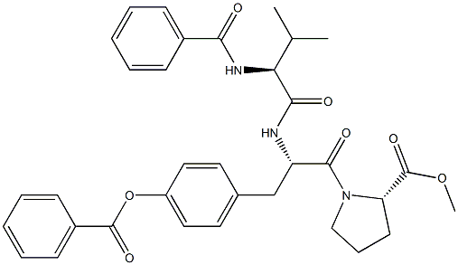 N-Benzoyl-L-Val-O-benzoyl-L-Tyr-L-Pro-OMe
