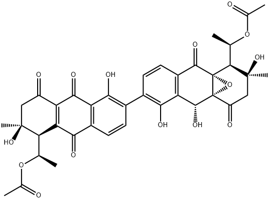 9-Deoxo-4aβ,9aβ-epoxy-4a,9a-dihydro-9β-hydroxyjulichrome Q 11,11'-diacetate