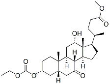 methyl 3alpha-[(ethoxycarbonyl)oxy]-12alpha-hydroxy-7-oxo-5beta-cholan-24-oate