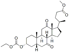 METHYL 3ALPHA-ETHOXYCARBONYLOXY-7,12-DIKETOCHOLANATE