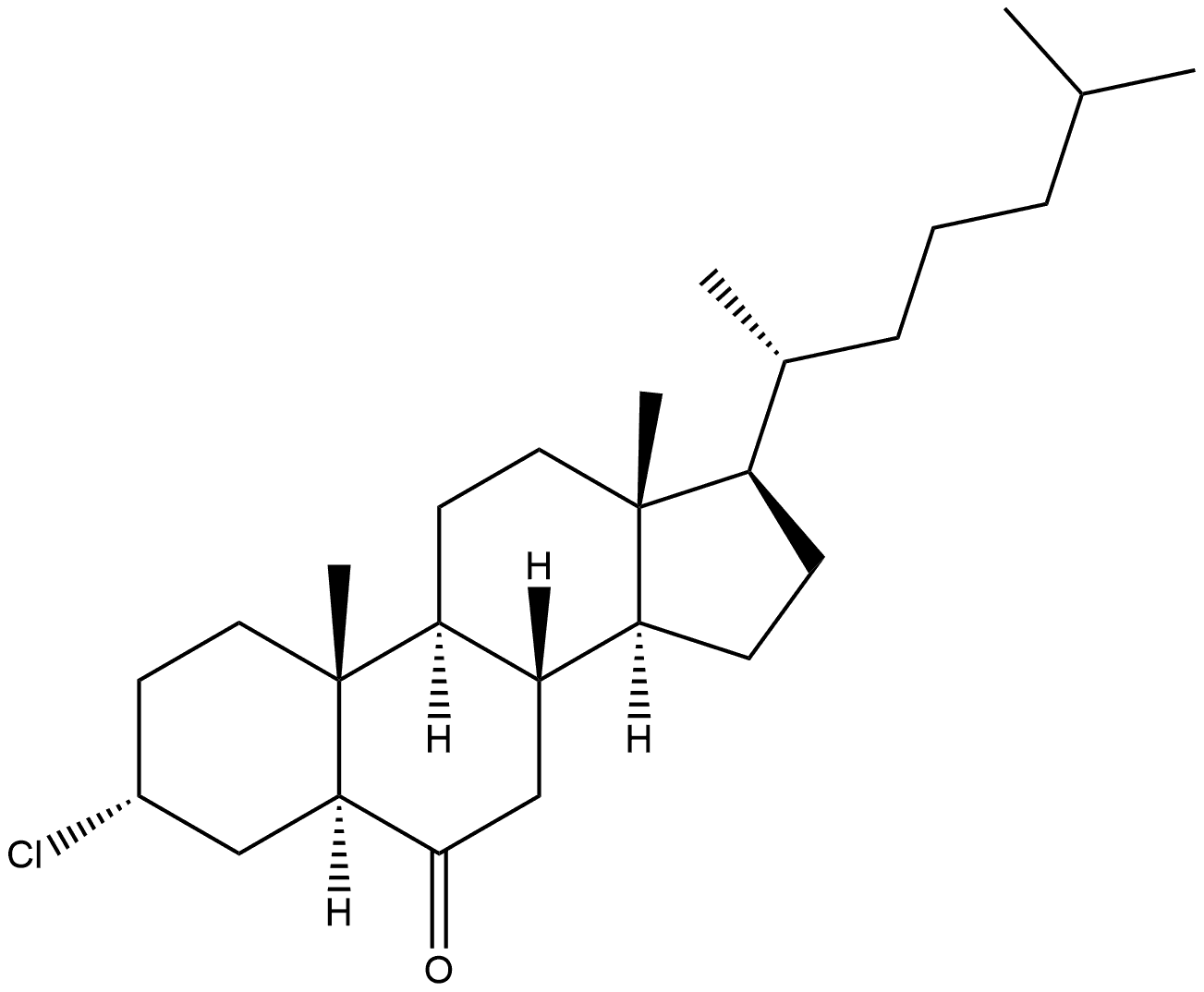 3α-Chloro-5α-cholestan-6-one