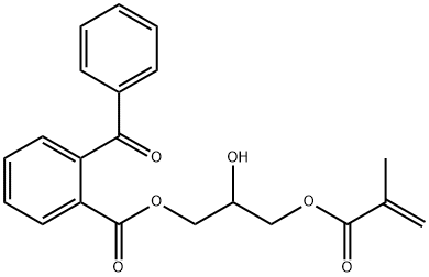 Benzoic acid, 2-benzoyl-, 2-hydroxy-3-(2-methyl-1-oxo-2-propenyl)oxypropyl ester