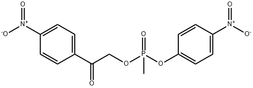 Methylphosphonic acid 4-nitrophenyl 2-(4-nitrophenyl)-2-oxoethyl ester