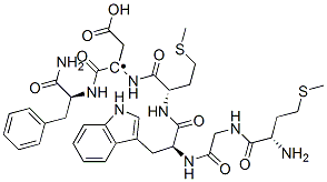 (3S)-3-[[(2S)-2-[[(2S)-2-[[2-[[(2S)-2-amino-4-methylsulfanyl-butanoyl] amino]acetyl]amino]-3-(1H-indol-3-yl)propanoyl]amino]-4-methylsulfanyl -butanoyl]amino]-3-[[(1S)-1-carbamoyl-2-phenyl-ethyl]carbamoyl]propano ic acid