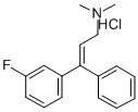 1-(m-Fluorophenyl)-1-phenyl-3-dimethylaminoprop-1-ene hydrochloride