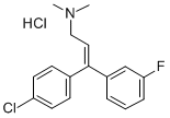 1-(p-Chlorophenyl)-1-(m-fluorophenyl)-3-dimethylaminoprop-1-ene hydroc hloride