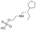 Thiosulfuric acid hydrogen S-[2-[(2-cyclopentylbutyl)amino]ethyl] ester