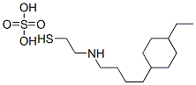 2-[4-(4-Ethylcyclohexyl)butyl]aminoethanethiol sulfate