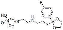 2-[3-[2-(p-Fluorophenyl)-1,3-dioxolan-2-yl]propyl]aminoethanethiol sulfate